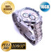 Pansim 16 Gb Newest Silver Hd 1080P Ir Night Vision Camera Waterproof Watch Camera Dvr